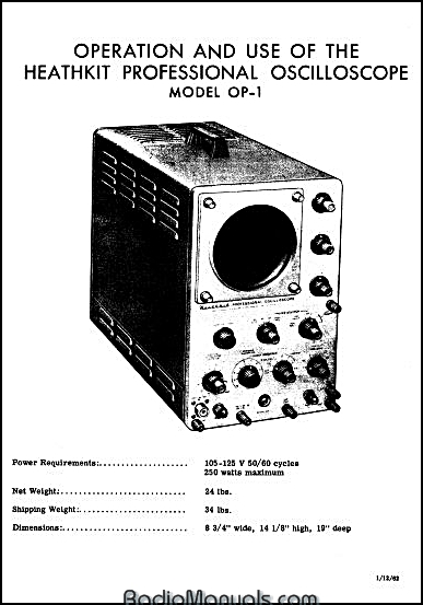 Heathkit OP-1 Instruction Manual